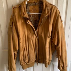 Wilson’s 100% leather vintage bomber jacket